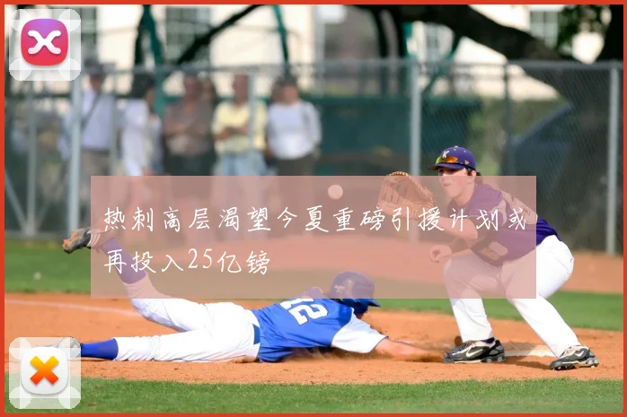 热刺高层渴望今夏重磅引援计划或再投入25亿镑